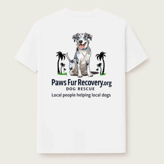 T-Shirt - White - "Pets Helping Vets"